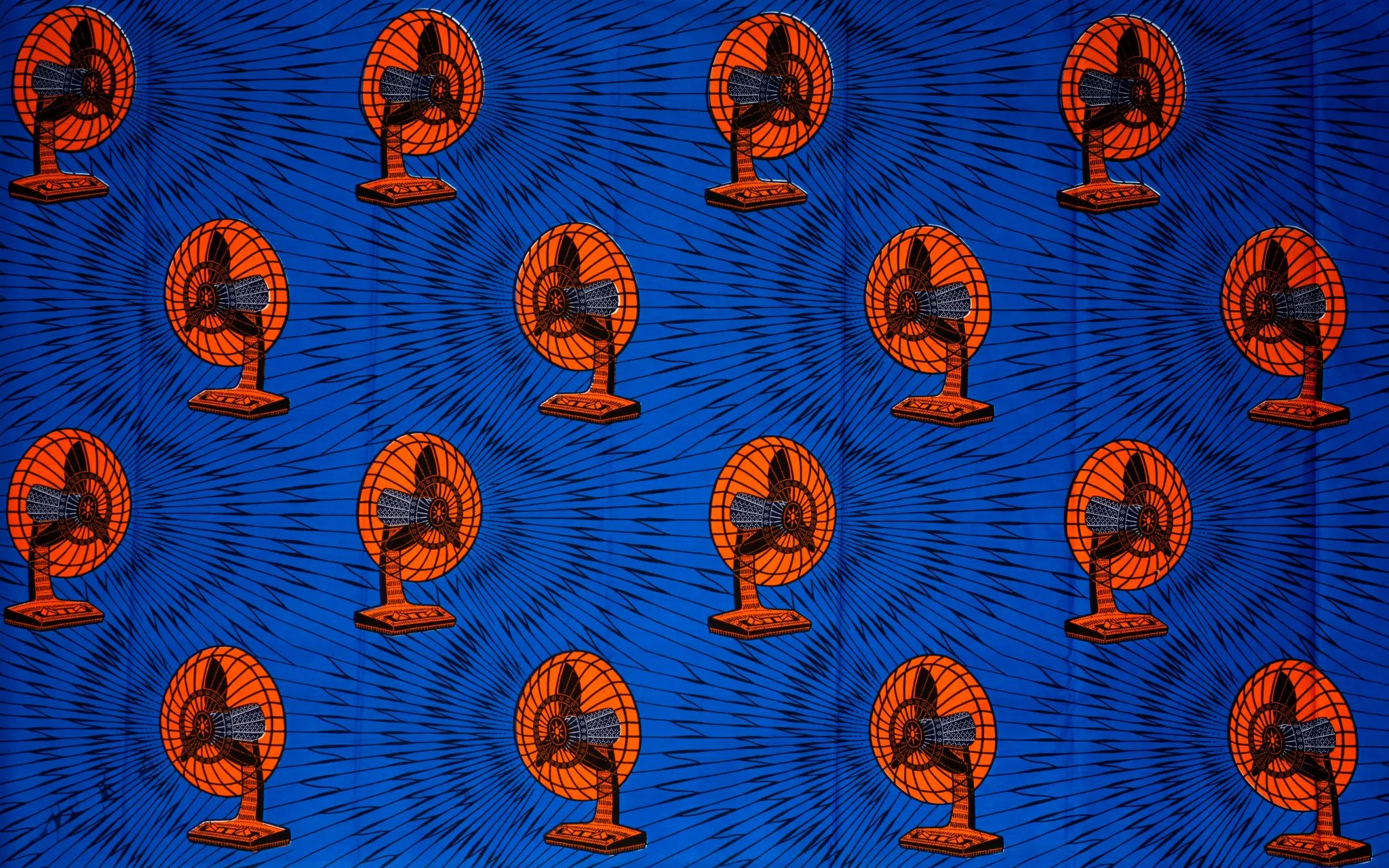 Wax de la maison Vlisco © Vlisco B. V., photo : MNHN - J.-C. Domenech Wax de la maison Vlisco