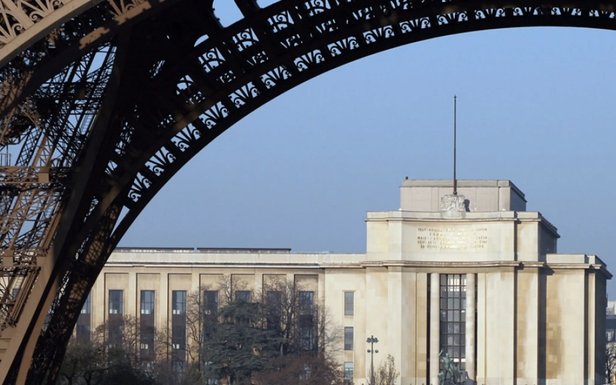 Vue du Musée de l’Homme depuis la Tour Eiffel