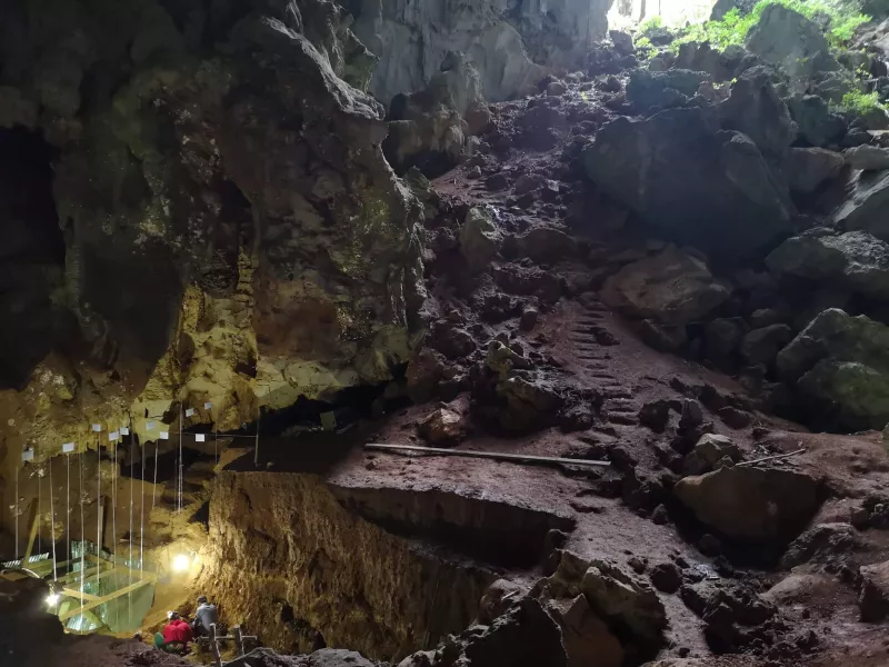 La grotte de Tam Pà Ling, située au nord du Laos